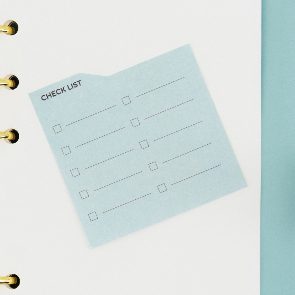 Check List Sticky Note