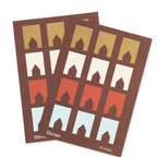 Divider stickers