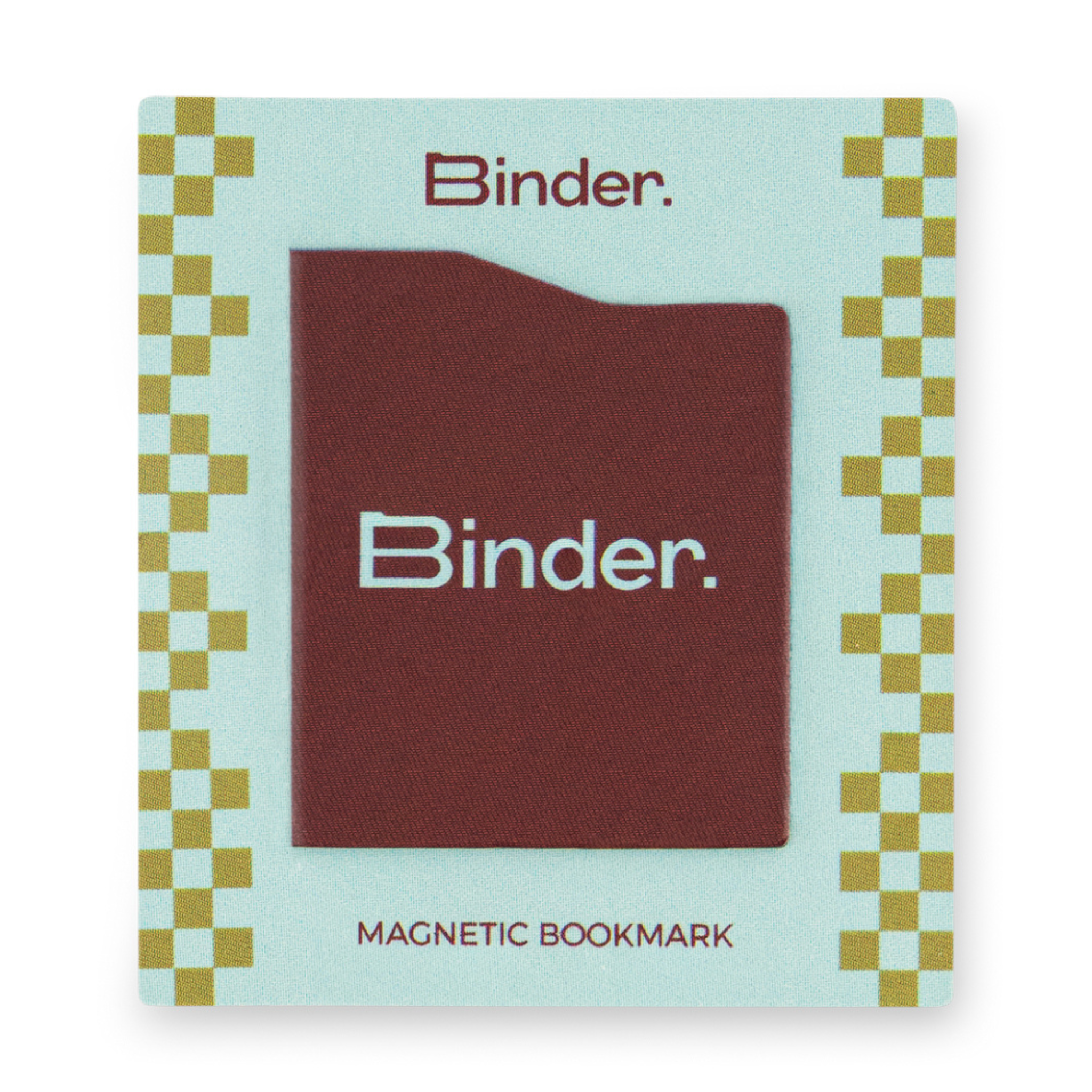 Burgundy Magnetic Bookmark