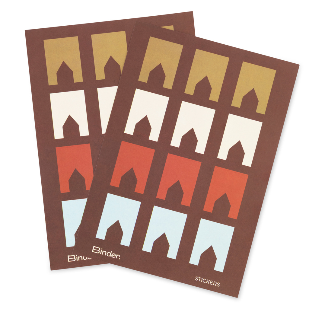 Divider stickers